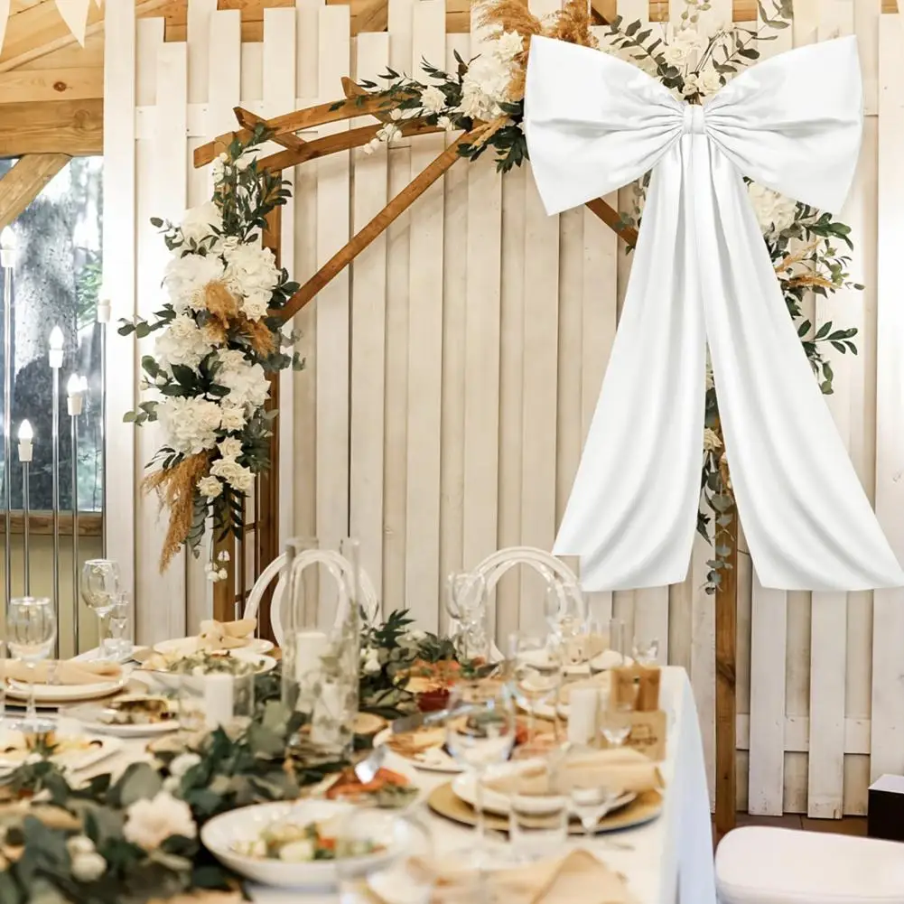 

Рождественский большой атласный бант 78 x 48 дюймов, гигантский бант, лента, галстук для дня рождения, свадьбы, выпускного, комнаты, фон, настенный декор