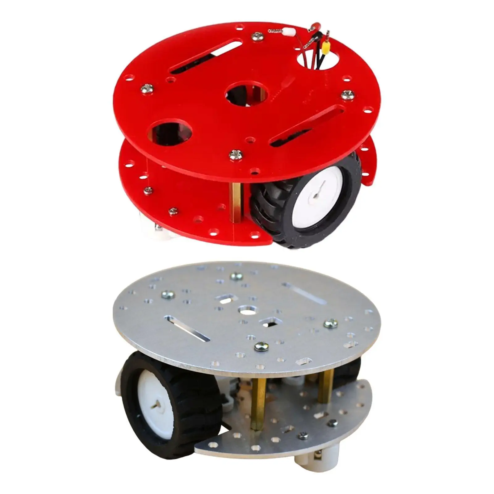 

Автомобильное шасси Smart Robot, с двигателями, 2WD, для обучения разработке модели DIY Рамка шасси Круглая основа для энтузиастов своими руками