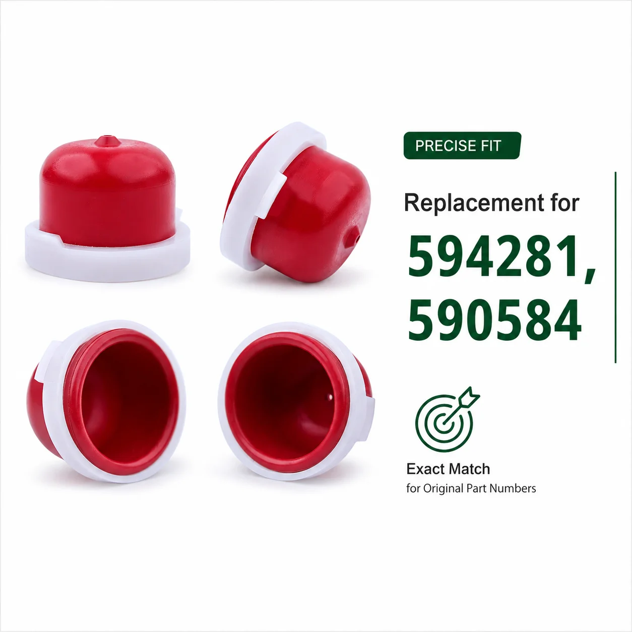 5PCS Primer Bulb Balloon for Briggs & Stratton 594281 590584 08P502 09P602 300E 450E 500E 550 550E 300 450 08P602 Tune Up Kit