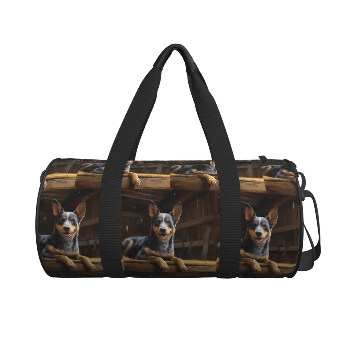 

Австралийская собака крупного рогатого скота (6) большая спортивная сумка, водонепроницаемая дорожная сумка, сумки для фитнеса