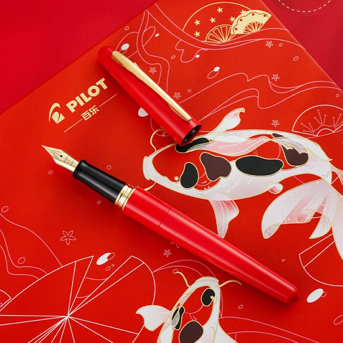 Pilot Pens Fountain Pens 88G Koi Limited Pen Stainless Steel Nib Metropolitan Animal Colorful High Quality for Writing