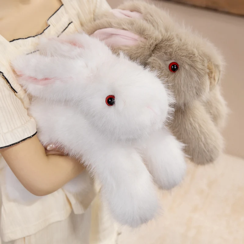 

1Pc 45cm Lovely Angora Rabbit Plush Toys Cute Long Haired Rabbit Dolls Stuffed Soft Animal Doll Children Birthday Gift