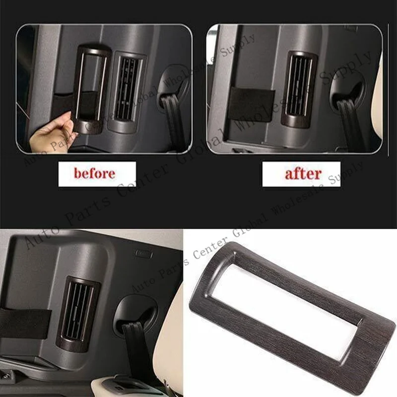 L+ For Land Rover Defender 2020-2023 Vent Frame Oak Grain C Pillar Air Outlet 1PCS