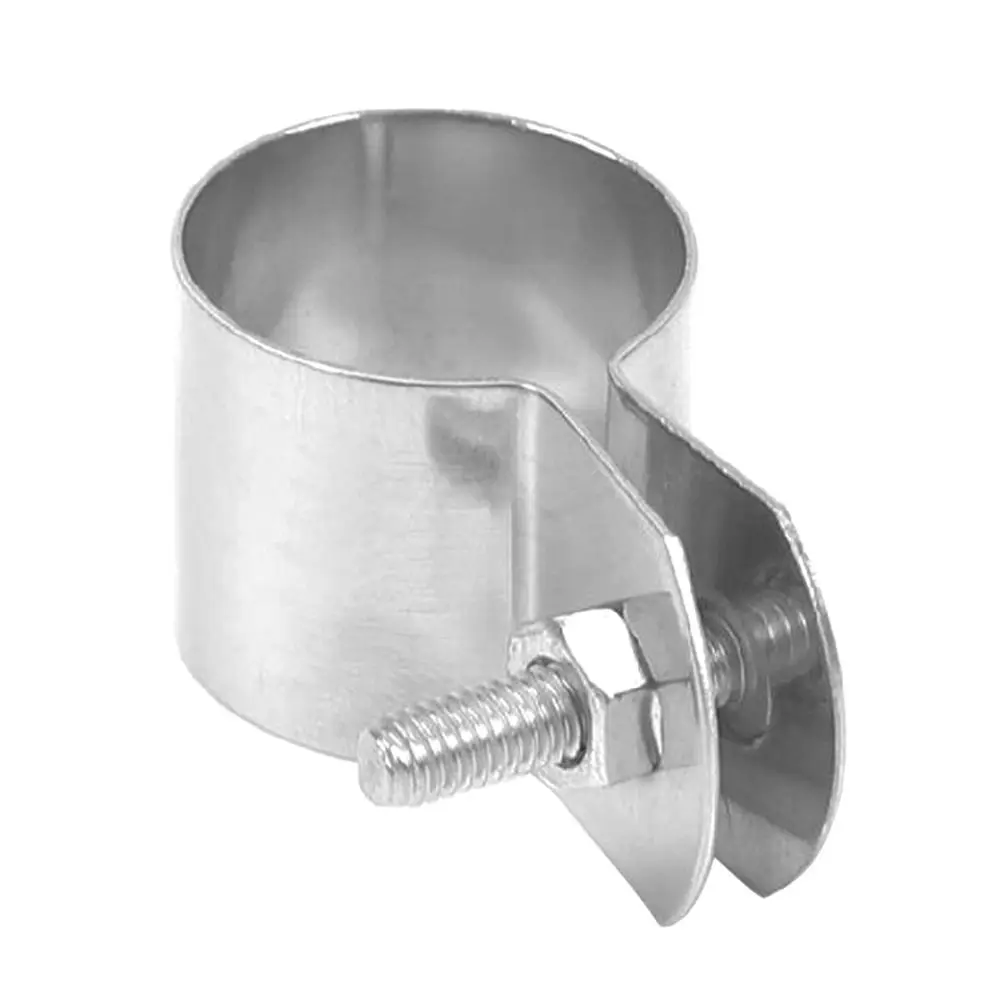1Pcs Stainless Steel Ohmic Grounding Clamp Pipe Clamp Dia Horseback Clamp Bracket Pipe Buckle Hose Clamp with Screws Nuts