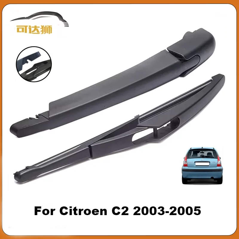 

Car Wiper Blade For Citroen C2 2003-2005 Rear Back Windshield Windscreen Rear Wiper 295mm+Arm 265mm Car Accessories