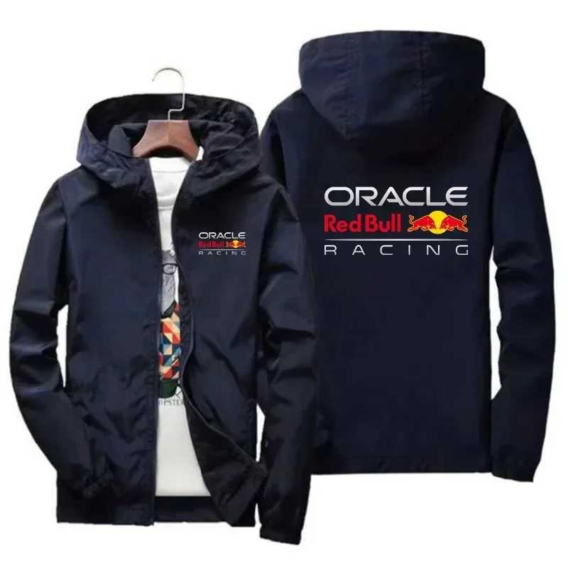 

Red Bull logo racing team spring and autumn jacket men's waterproof windbreaker casual fashion sportswear men's outdoor fashion
