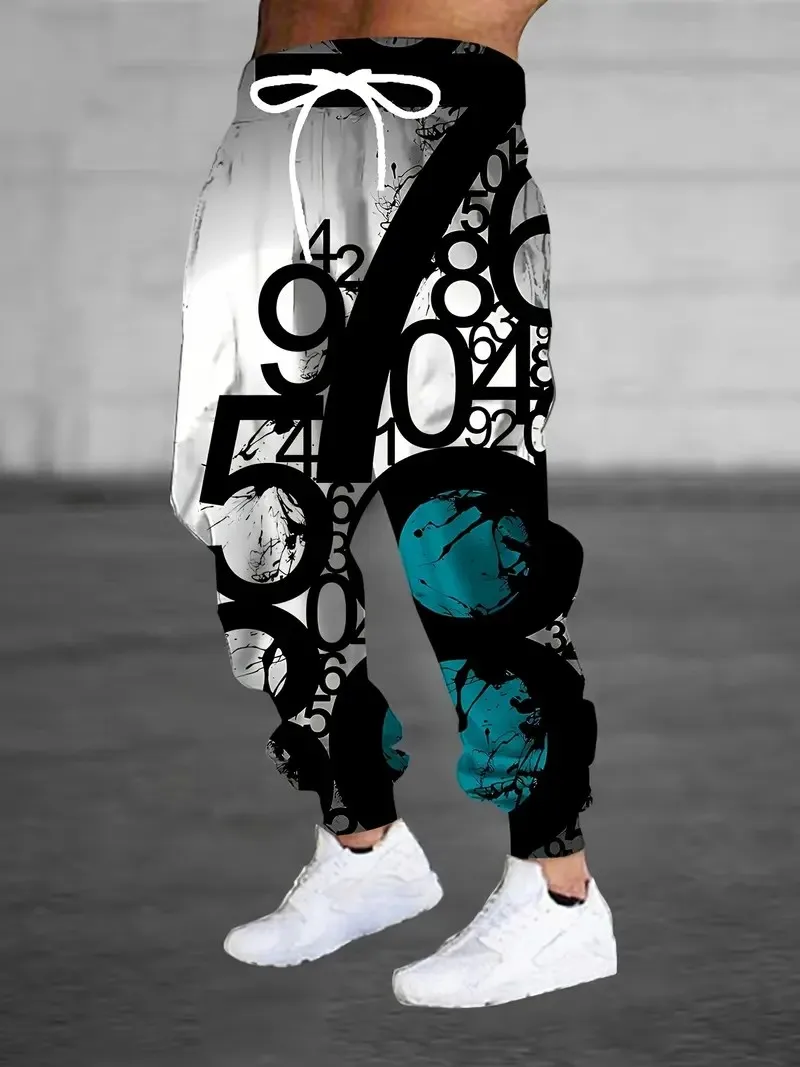 

The new men's trousers for the autumn of 2025 feature a casual fashionable and simple 3D pattern print for comfort