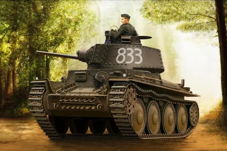 

HobbyBoss model 80136 1/35 German Panzer Kpfw.38(t) Ausf.E/F-Scale Model Kit