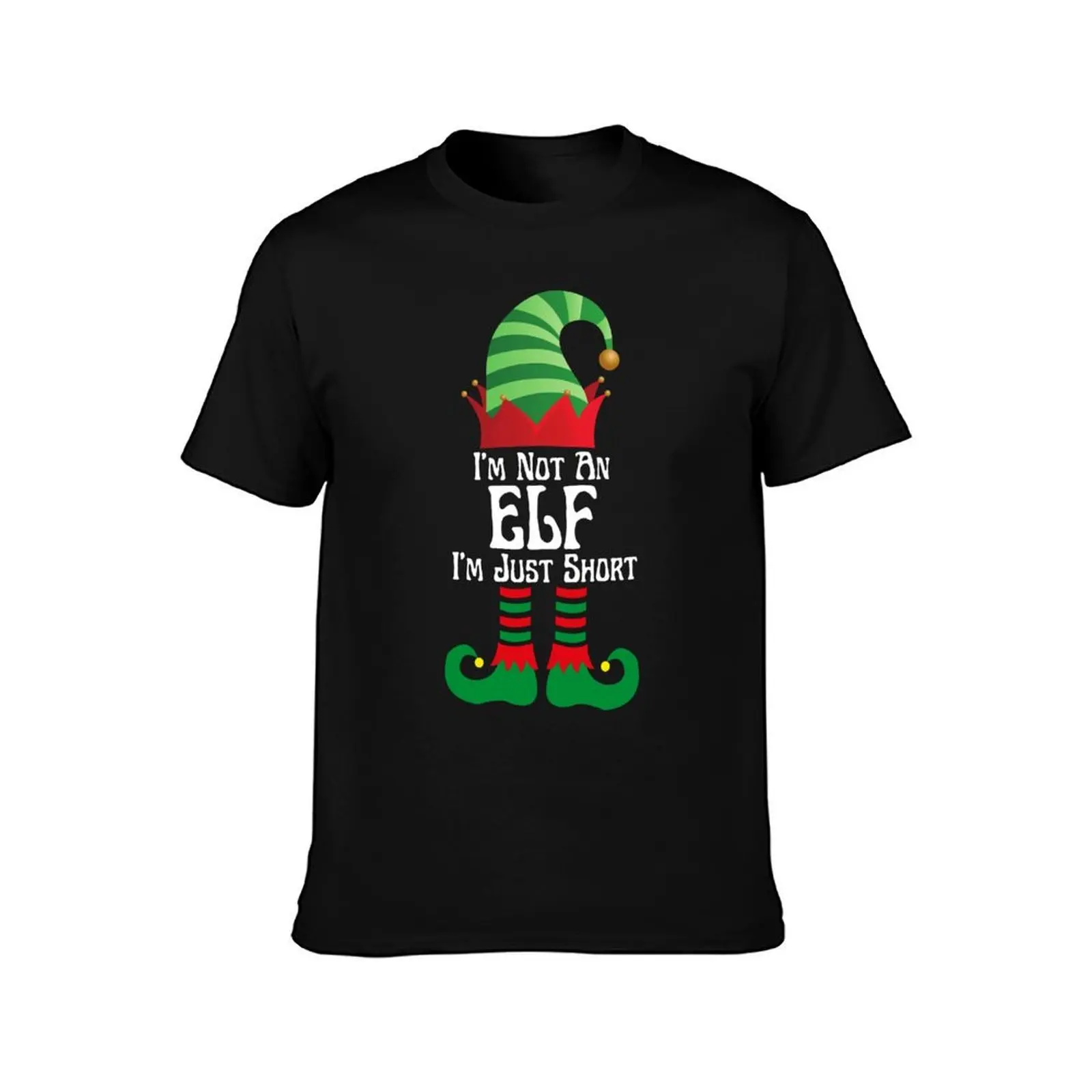 I'm Not An Elf I'm Just Short T-Shirt Summer Casual Cotton Tee Oversized Streetwear Tops Vintage Graphic Print 100% Cotton