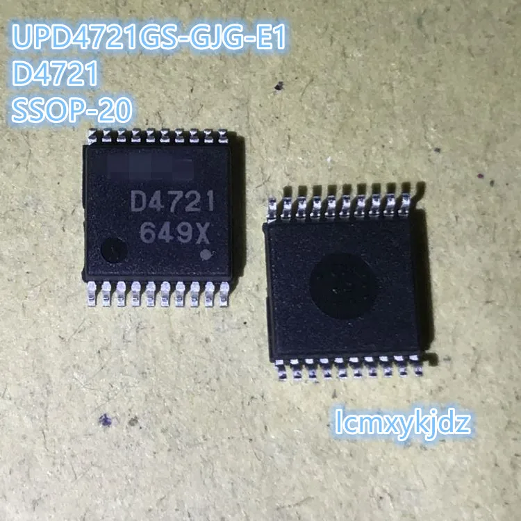 1Pcs/Lot ,  UPD4721GS-GJG-E1 UPD4721GS 4721GS D4721  SSOP-20  , New Original Product , fast delivery