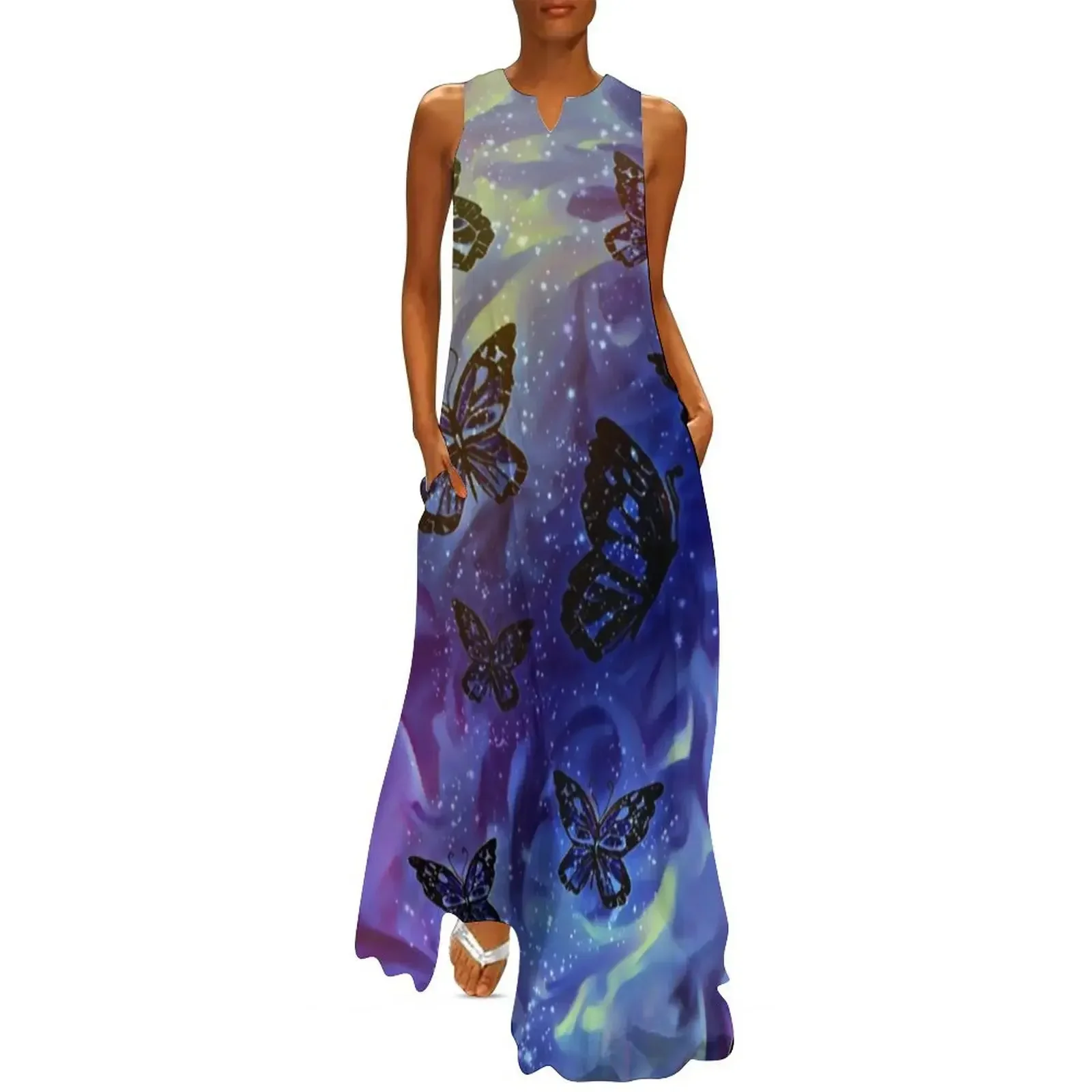 

Magic Butterfly Galaxy (Night) Long Dress dresses women summer 2025 summer clothes for women Long dress Dress