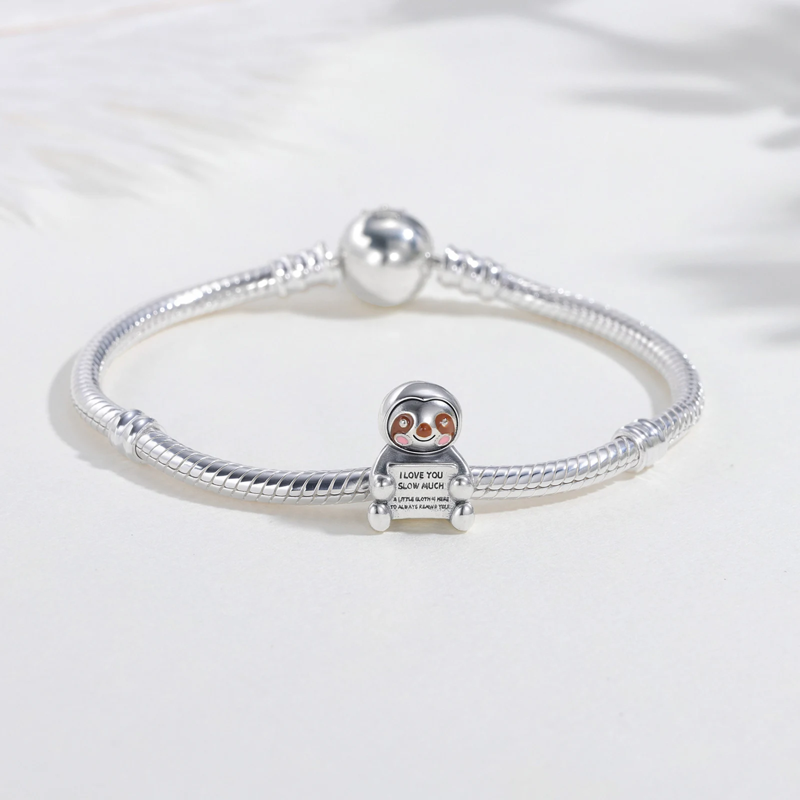 New Classic Comfort Doll Pendant Fitted Bracelet DIY Family Friends Gift Sloth Charm Fashion Jewelry Love Holiday Gift