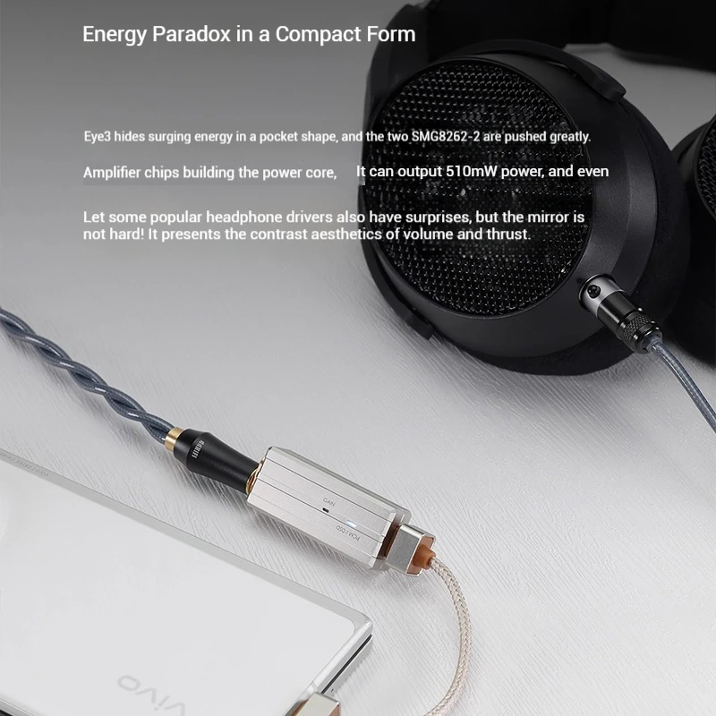 ضرب المنتج ddHiFi TC44Pro Eye3 3.5/4.4 متوازن عالي القيادة قوة فك مضخم ضوت سماعات الأذن دونغل ضياع فك DAC/AM #6