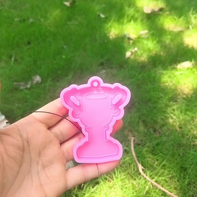 

Trophies Silicone Mold Unique Earrings Resin Mold Neckalce Pendant Silicone Mold DIY Jewelry Casting Mould Keychain Mold C1FC