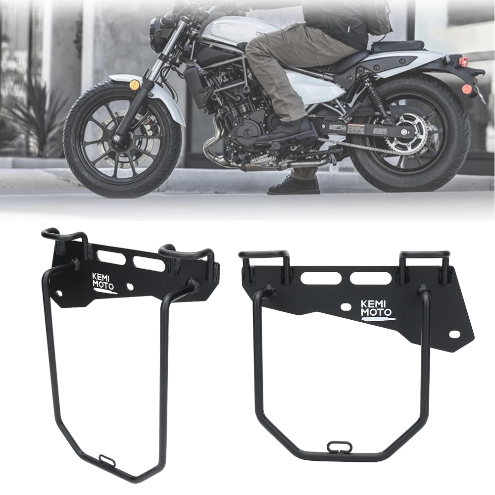 

Left and Right Side Racks For Kawasaki Eliminator Motorcycle Luggage Racks Saddle Bag Bracket Support Holder KEMiMOTO