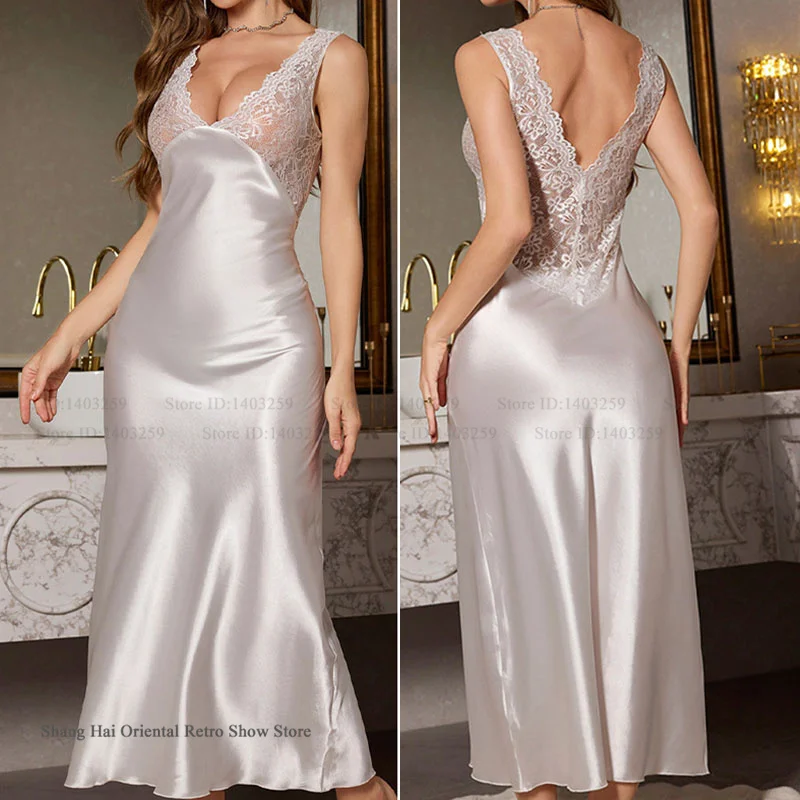 Thumbnail 3 - #54 Latest Satin Nightgowns Offers