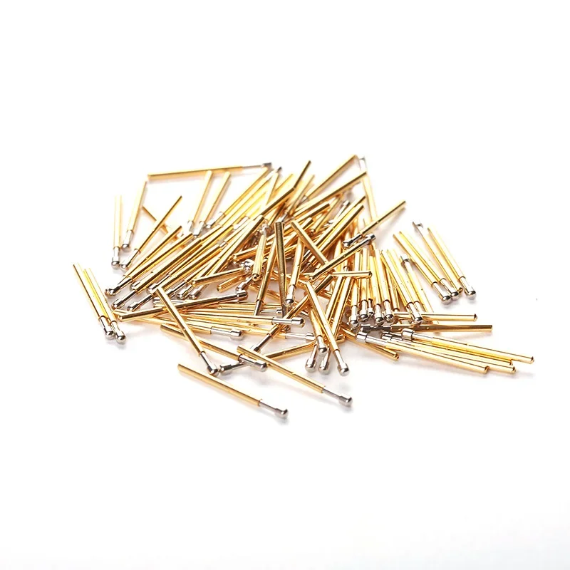 100 PCS/Pack P75-D3 Big Round Head Spring Test Probe Outer Diameter 1.5 Mm Needle Length 16.5 Mm PCB Dedicated Thimble