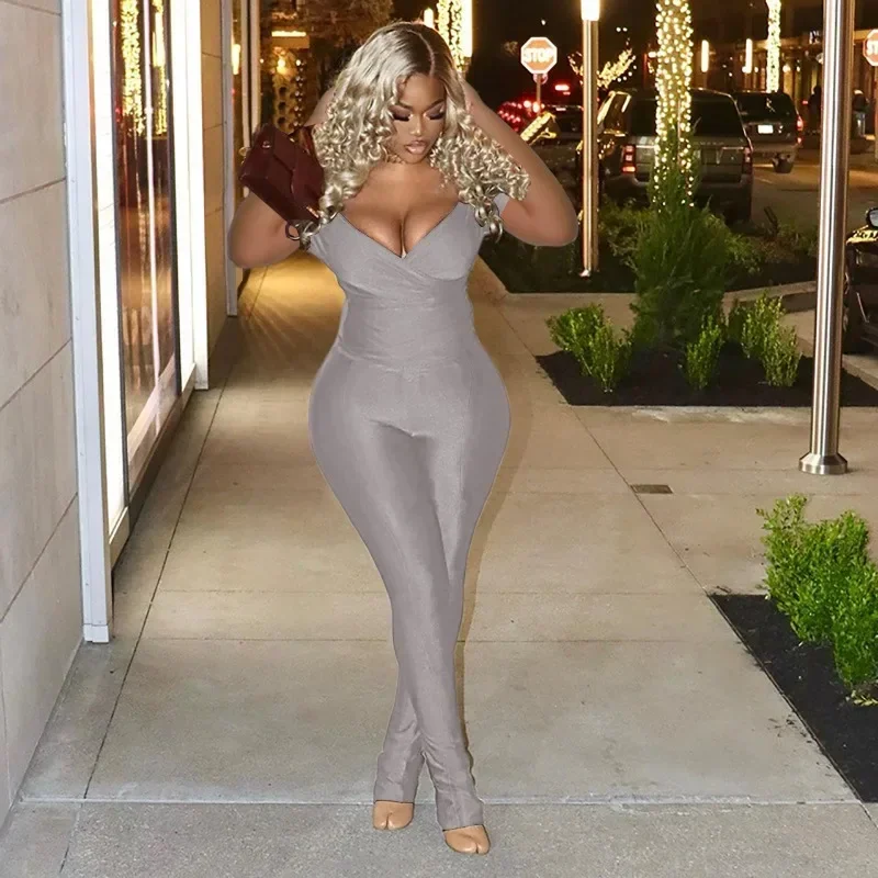 GUWU الصلبة أنيقة 2 قطعة مجموعات النساء الزي مثير كلوبوير عيد ميلاد قبالة الكتف الخامس الرقبة Ruched بلوزات وسراويل مطابقة مجموعات #5