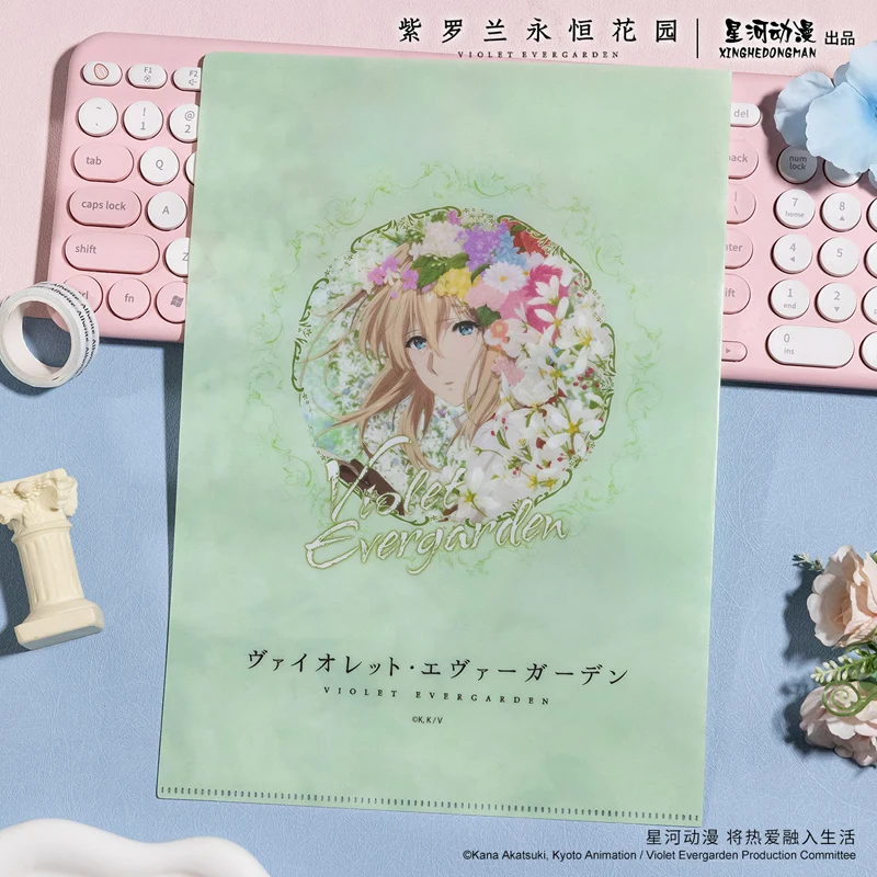 Violet Evergarden Flower Language Series China Official Authorization Folder