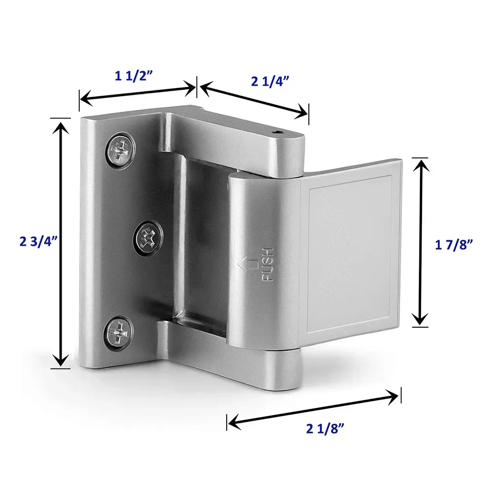 Home Security Defender Lock High Security Door Reinforcement Lock Safety Tool Door Reinforcement Locks Anti-theft Hardware