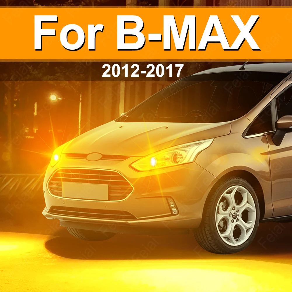 For Ford BMAX Turn Signal LED Light Car Indicator Bulb Amber B MAX 2012 2013 2014 2015 2016 2017 B-MAX Accessories Blinker Lamp