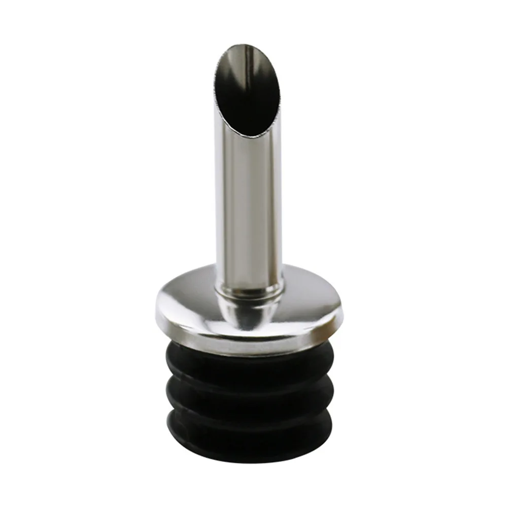 Stainless Steel Bottle Pourer Spout Liquor Pourer Dispenser Mouth Wine Olive Oil Bottle Stopper Bar Accessories