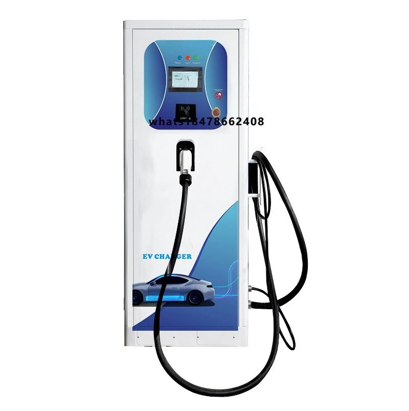40kw DC EV Single  CCS CHAdeMO charging pile electric vehicle car charging station