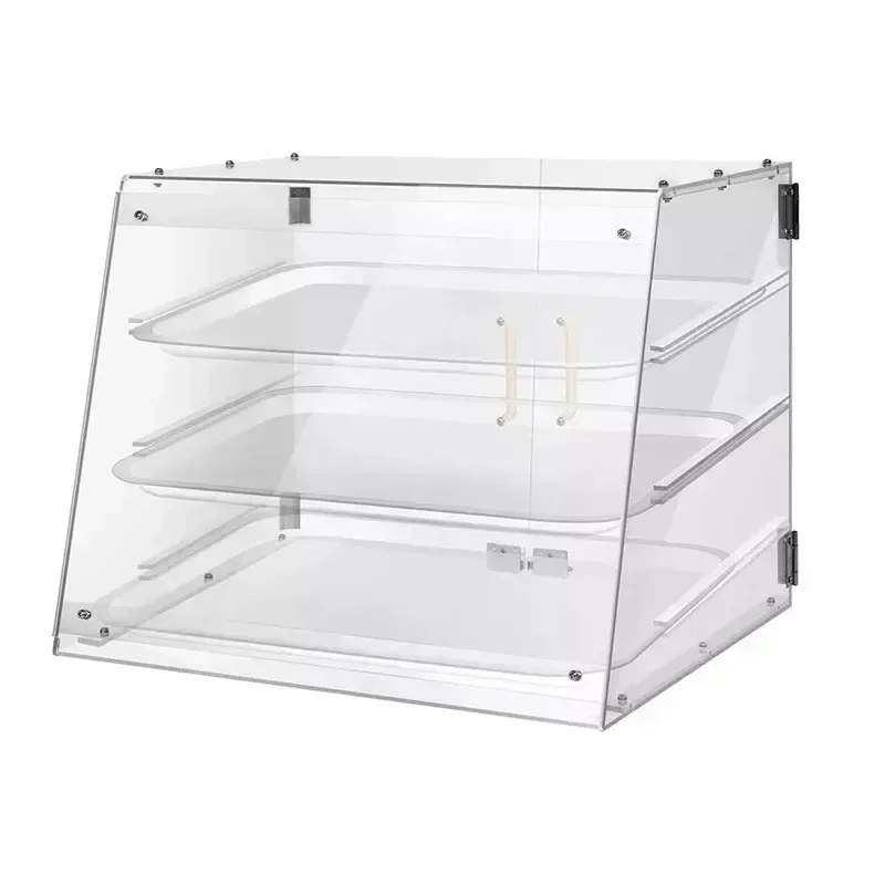 Acrylic transparent  Amazon detachable bread cabinet display  party cake stand dessert dust