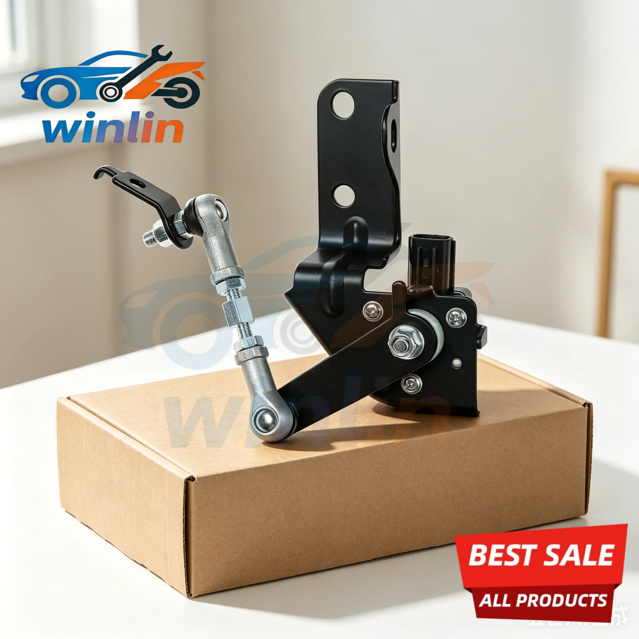 8651A064 8651A065 Front Rear Suspension Headlight Height Level Sensor for Mitsubishi Pajero Montero 4 V87 V93 V97 2006-2016 view 3