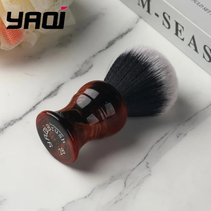 Yaqi 28mm Smoking Synthetic Knot Herrenrasierpinsel für Männer