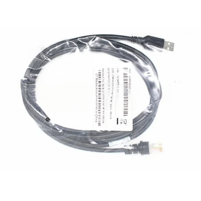 متوافق مع كابل بيانات الماسح الضوئي USB هانيويل MS7120 MS5145 MS9540 بطول 2 متر