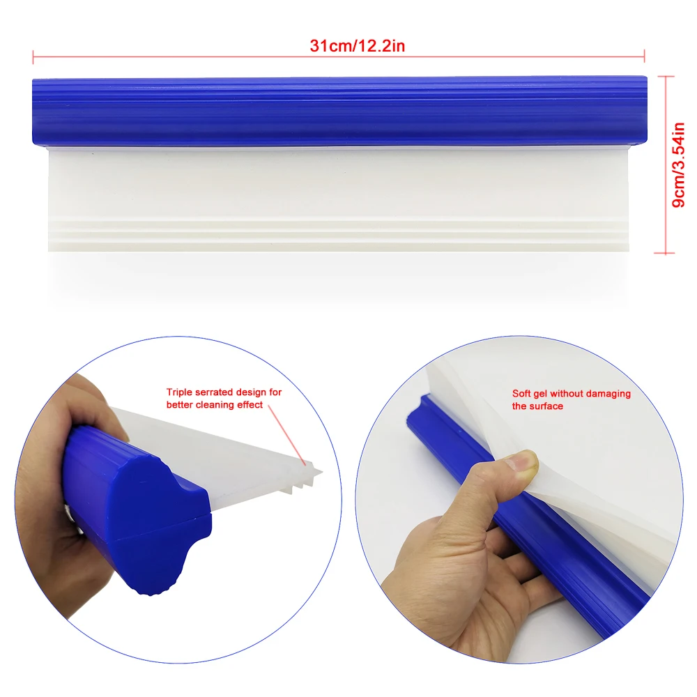 Plastic Scraper Squeegee Tint Tool Glass Windshield Water Wiper Car Styling Sticker Accessory Window Film Card Squeegee B93