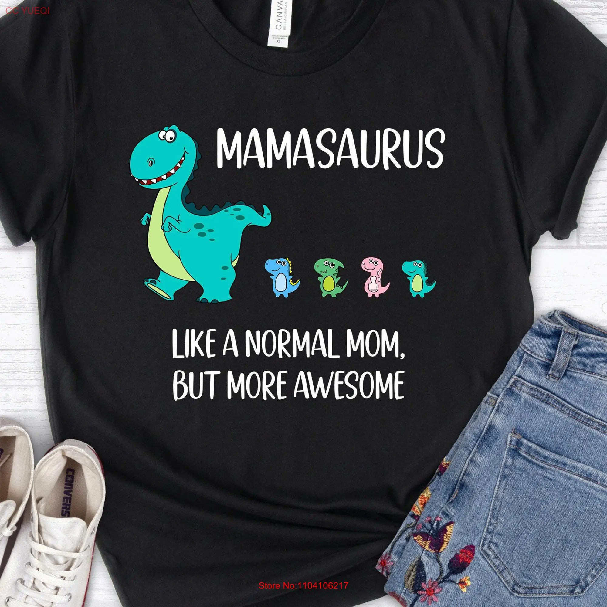 Футболка для мамы, настраиваемая, с длинным или коротким рукавом Футболка для мамы, настраиваемая, с длинным или коротким рукавом