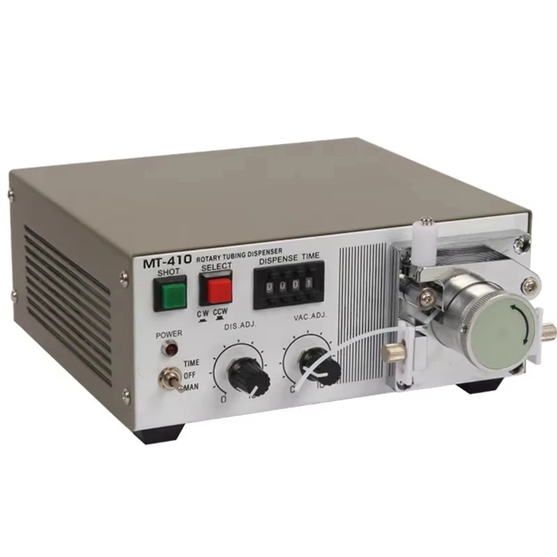 

Peristaltic Dispensing Machine Fast Drying Glue Dispenser MT-410 Instant Drying Ink Water Glue Dispenser