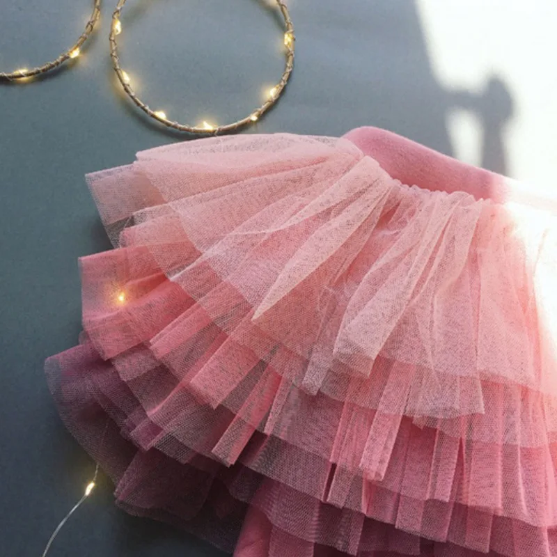 Kids Girl Legging Skirt-Pants Tutu Tights Cute Layered Lace Skirt Pants Toddler Girls Footless Tutu Skirt Stretchy Pants Tights