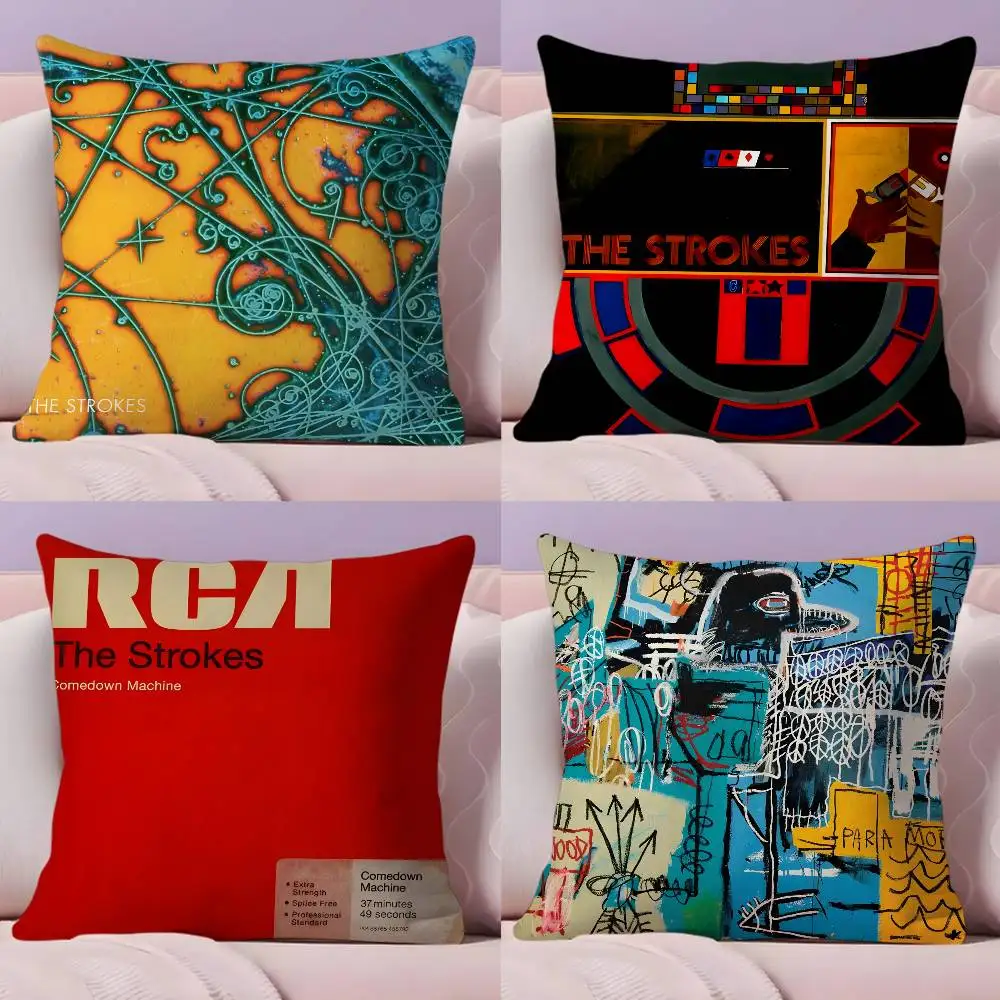 

Rock Band The Strokes Album Pillow Case Ultra Soft Skin Friendly Fabric Cloud Like Comfort & Concealed Zipper