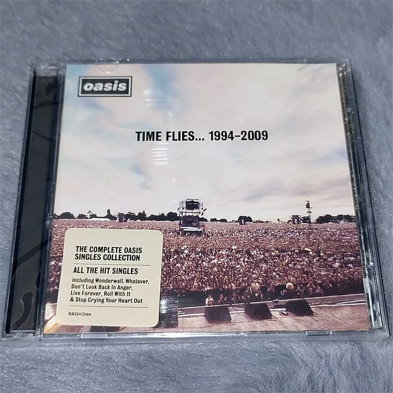 

Retro Oasis Music CD Greatest Hits Time Flies Album Compact Disc Cosplay Walkman Car CD Player Soundtracks Box Party Music Gifts
