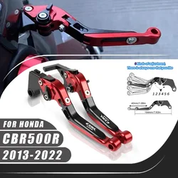 For Honda CBR500R 2013-2022 CBR 500R Clutch Lever Brake Lever Set Adjustable Folding Handle Levers Motorcycle Accessories Parts