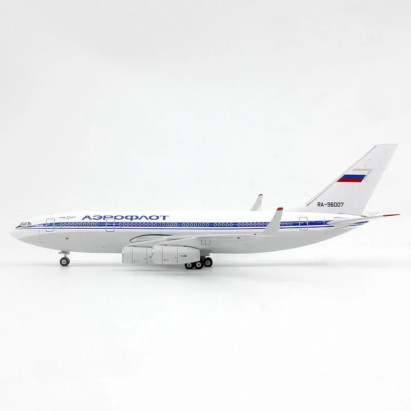 Diecast 1:400 Scale Airplane Model Aeroflot IL-96-300 Original Finished Alloy Model Simulation Static Collectible Toy Gift