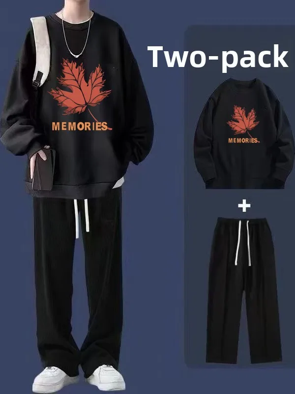 

Мужской комплект больших размеров: новая осенняя коллекция 2025 – худи, куртка, брюки. Повседневная спортивная одежда для подростков.