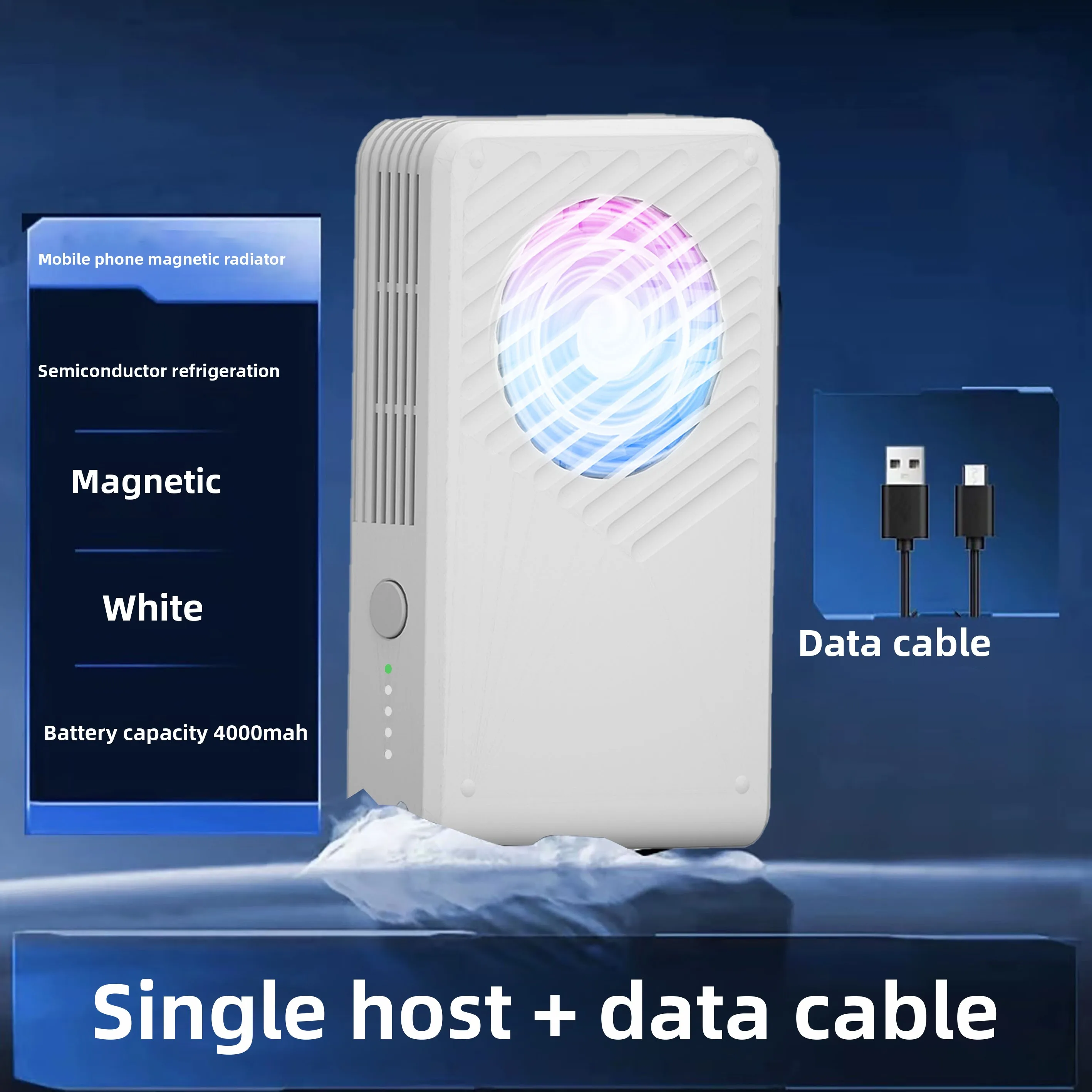 

Mobile Phone Radiator, with Battery, Magnetic Attraction, Semiconductor Cooling, Wireless Cooling Radiator for Mobile Phones