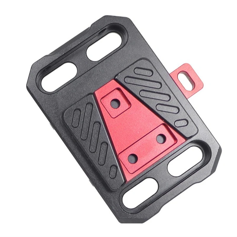 Aluminum Alloy Quick Release V-Lock Mounting Plate Compatible With 15Mm Rod Clamp For DSLR Camera Battery Fixed Base