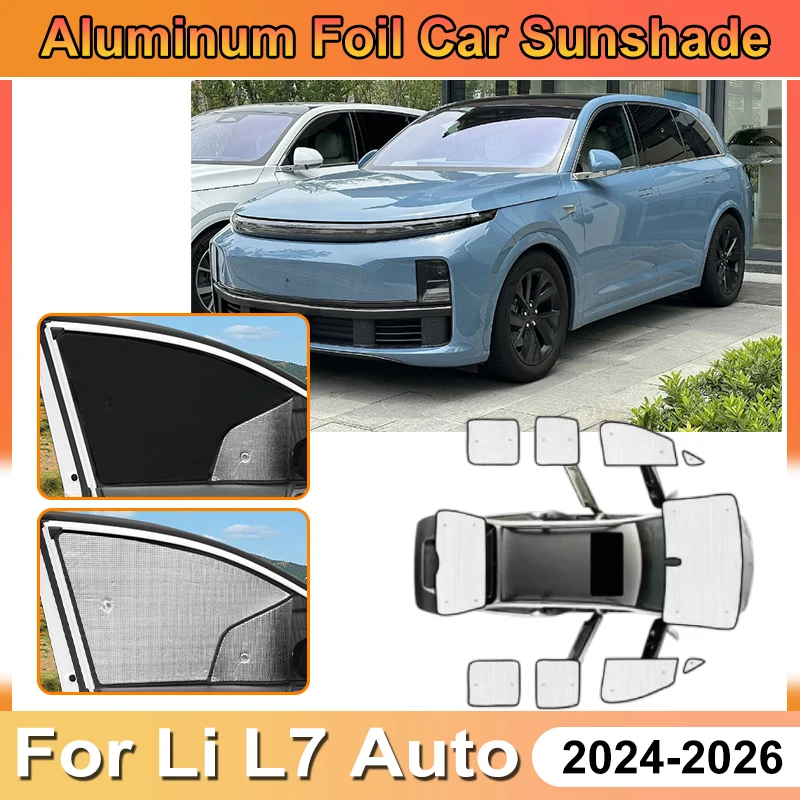 

For Li L7 Auto Accessories Lixiang X03 2024 2025 2026 5-door SUV Car Aluminum Foil Windshield Sun Shades Heat Shield Sun Baffle
