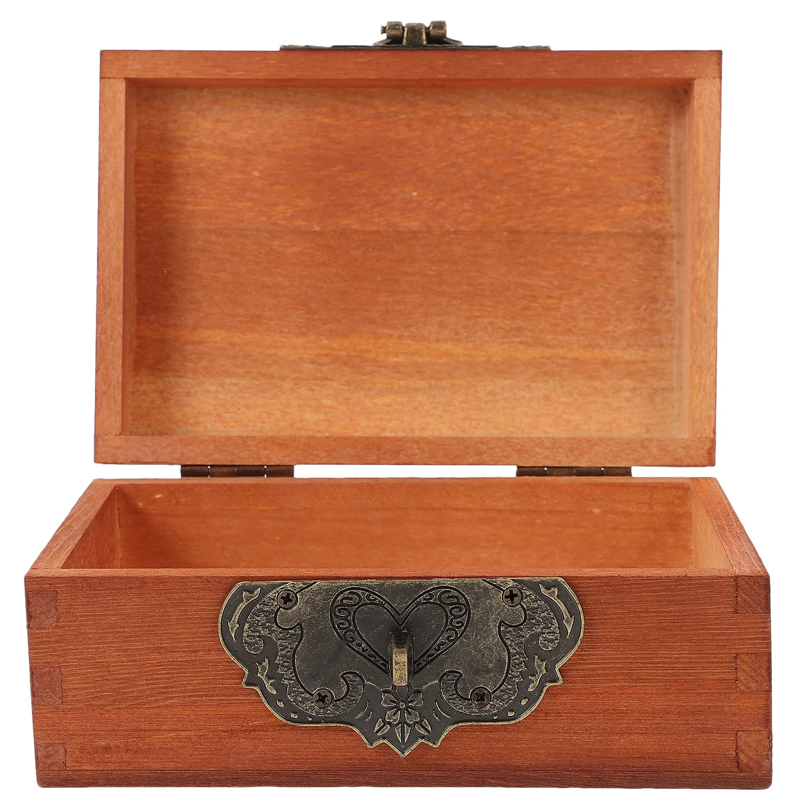 

1 set 1 Set Vintage Jewelry Box Premium Wooden Storage Case Large Capacity Home Decor Organizer Box With Lock Wooden Container