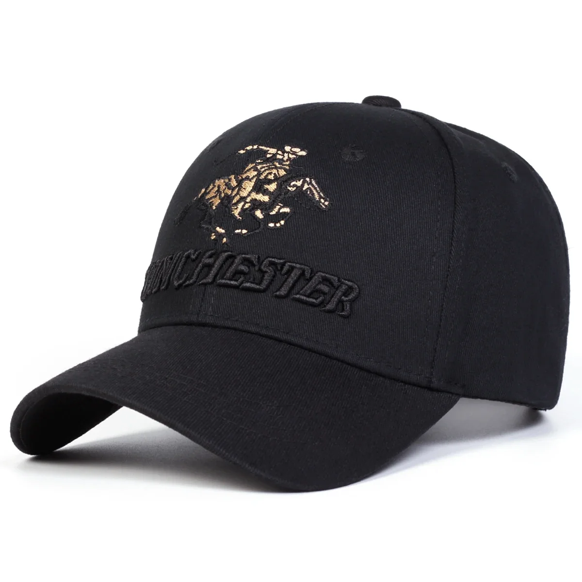Unisex Winchester Letter Embroidery Baseball Caps Spring Autumn Outdoor Adjustable Casual Hats Dad Hat Sunscreen Hat