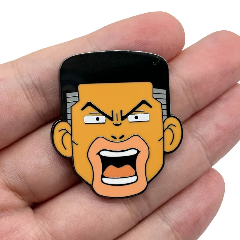 Slam Dunk Japanese Anime Basketball Enamel Pin Lapel Pins for Backpacks Brooches for Clothing Cool Badges Fashion Accessories