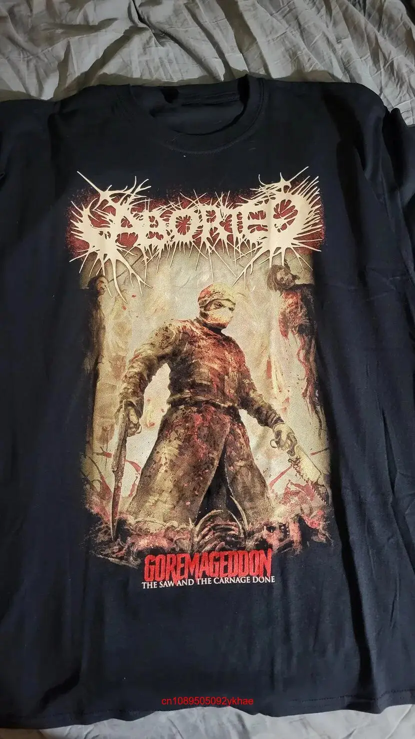 Goremageddon Aborted Band Black T Shirt Cotton All Size long or short sleeves