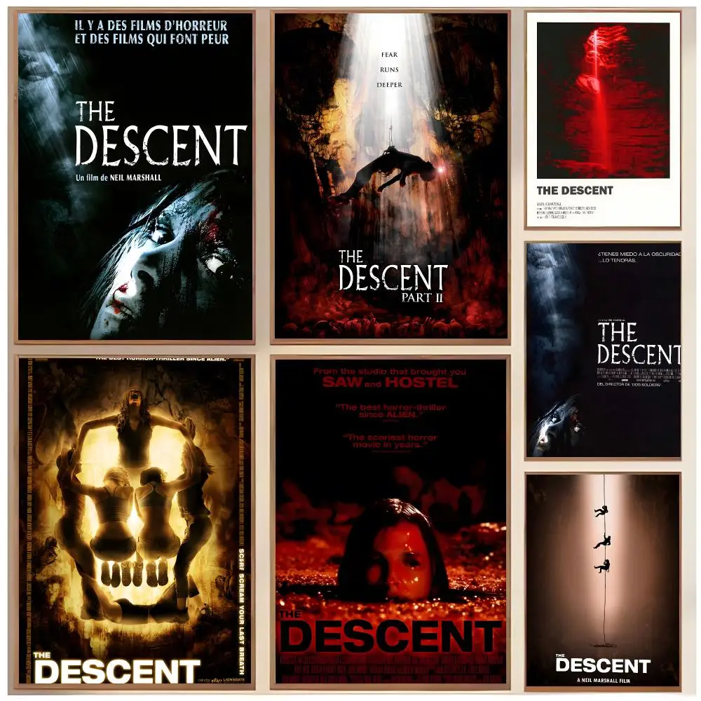 Intense Horror Movie T-The Descent Poster  Classic Home Interior Design & Modern Wall Decor Art Collection