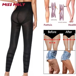 Seam-free Shapewear Sheer Compression High Waisted Leggings Tummy Control Butt Lifter Skinny Pants Body Shaper Underwear