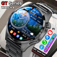 Smart Watch 1.53“AMOLED Full Touch Screen BT Call GPS Sport Trajectory NFC Smartwatch For Xiaomi HUAWEI GT series 8 WATCH 4 plus